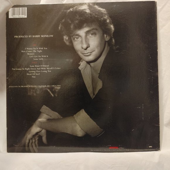 Vintage 1982 LP Vinyl Record Barry Manilow Here Comes The Night [Al 9610] Pop - Picture 2 of 2